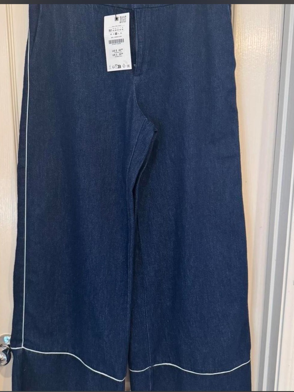 Zara wide denim pants - Picture 2 of 2